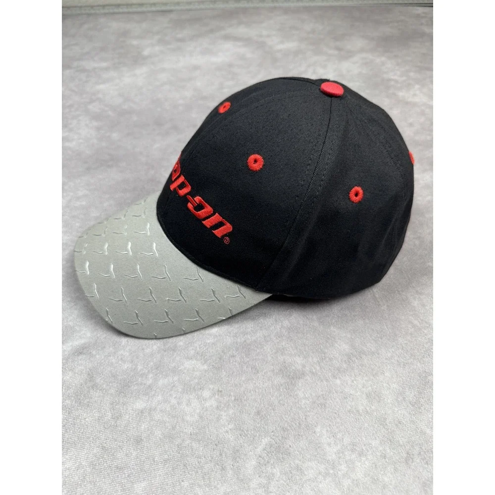 Snap-on Hat‎ Cap Strap Back Embroidered Diamond Plate Work Tool Mens Adjustable
